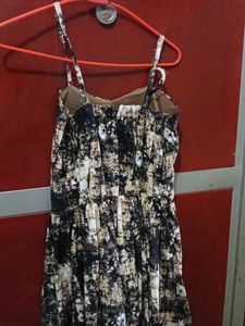 Printed Fit &amp; Flare Dress