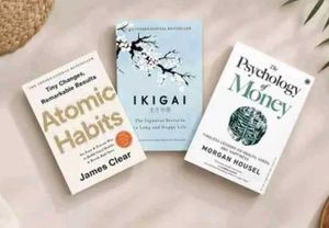3 Books: Atomic Habits, Ikigai, Psychology of Mone
