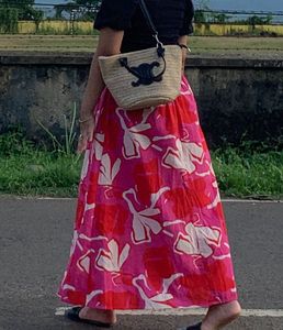 Boho Floral Maxi Skirt