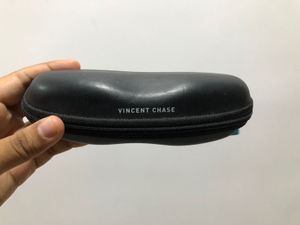 Vicent Chase Blue lens zebra print frame.