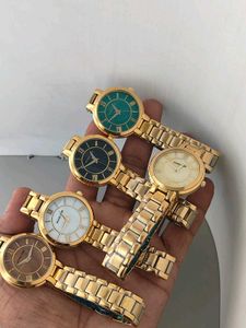 Elegant Gold Tone Ladies Watch