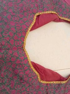 Pink Embroidered Blouse Piece