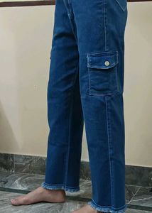 Blue Cargo Jeans