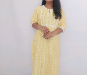 Women Yellow Kurta #studio