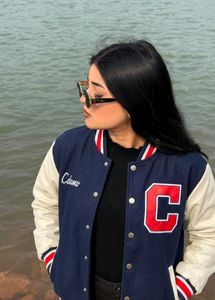Stylish Varsity Bomber Jacket