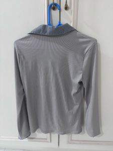 Savana by Urbanic Ribbed Grey Top