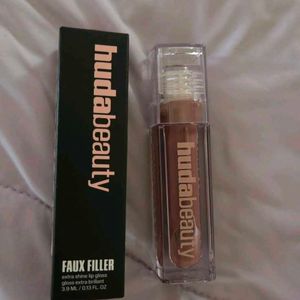 Huda Beauty Faux Filler Lip Gloss Shade Money