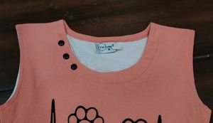 Cute Sleeveless Tunic Top