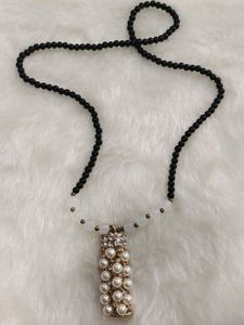 Pearl Pendant With Long Necklace