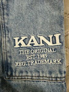 Karl Kani Men’s Light Blue Wide Leg Denim Jeans |