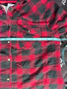 Cozy Red &amp; Black Plaid Flannel Shirt
