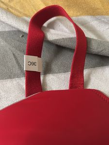 Red Padded Bra