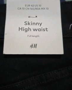 h&amp;m Classic Black Denim Jeans