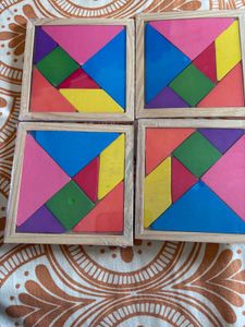 Wooden Tangram Puzzle Set