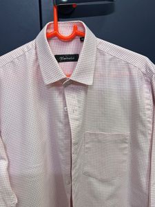 Men's Pink Checkered Shirt