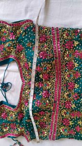 Bridal lehenga with choli and dupatta