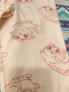 Cute Kitten Print Kids trouser