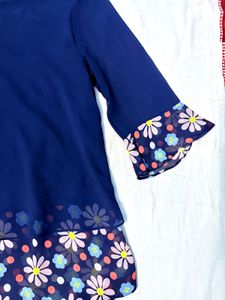 Cute Girls' Floral Top