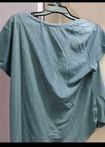 Gray "Let's Sail Away" T-Shirt and floral tshirt
