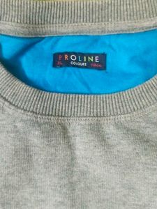 Men's Grey Pullover Sweatshirt