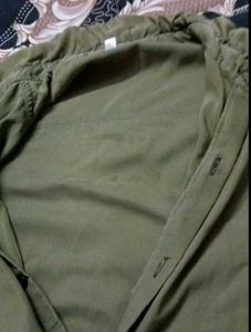 Stylish Olive Green Long Sleeve Shirt