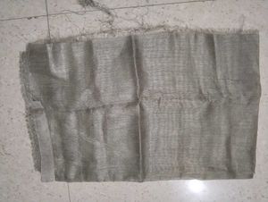 Elegant Grey Silk Blouse(unstitched)