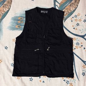 Men's Black Utility Vest