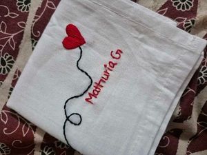 Costumize Name Embroidery Hanky