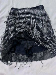 Glitz pop mini skirt zara