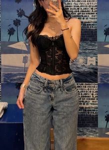 Lace Corset Top Bustier