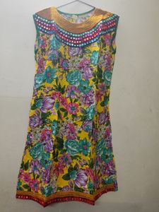 Vibrant Floral Maxi Dress