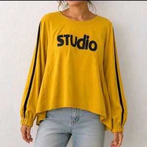 Mustard Yellow Studio 23 Full-Sleeve Top 💛