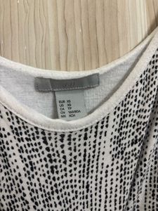 31 H&amp;M Dotted Print Lace Trim Camisole Top