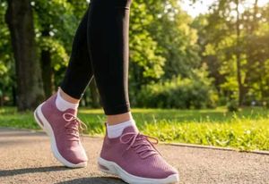 Pink Knit Sneakers