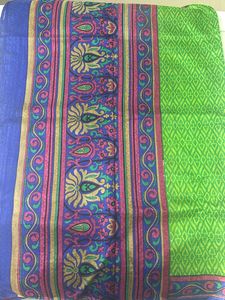 Vibrant Printed Saree