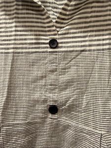 Striped Casual linen  Dress