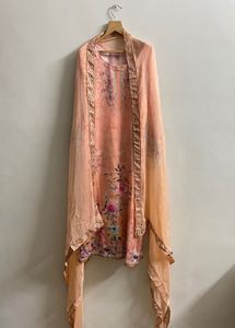 Floral printed suit