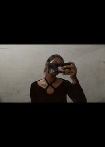 Chic Black Cut-Out Long Sleeve Top