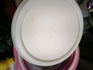 Nayasa Off White Printed Steel Casserole