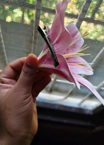 flower hair clip