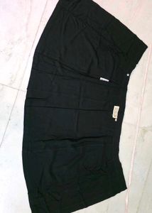 Chic Black Wrap Skirt