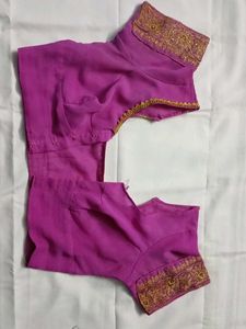 Beautiful  Magenta colour Embroidered Blouse