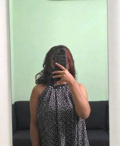 Chic Halter Neck Printed Top