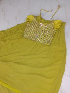 Mustard Colour Lehenga