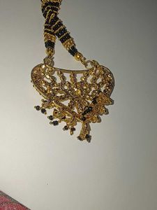 CZ diamonds 1 gm Gold polish Mangalsutra