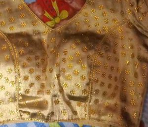 Stunning Gold Embellished Blouse