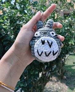 Crochet Totoro Keychain