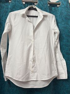 Classic White Button-Up Shirt