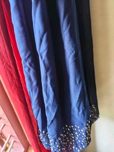 Elegant Navy Blue Embellished dupatta