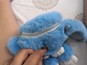 Cute Blue Bunny &amp; Rainbow Unicorn Plush Toys
